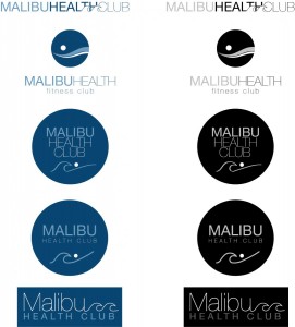 Malibu Health Club Logos